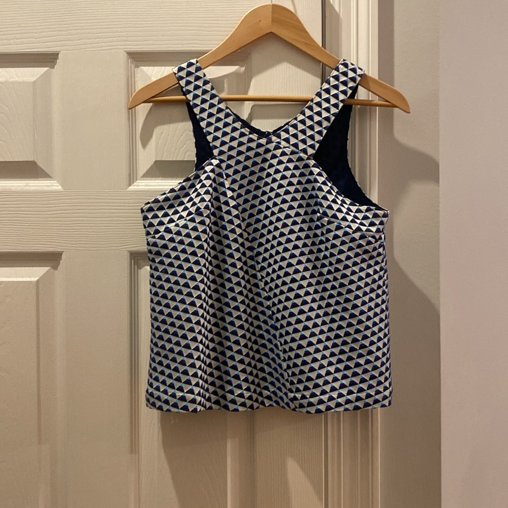 HD in Paris Anthropology Jacquard Tank Top Blue 6P